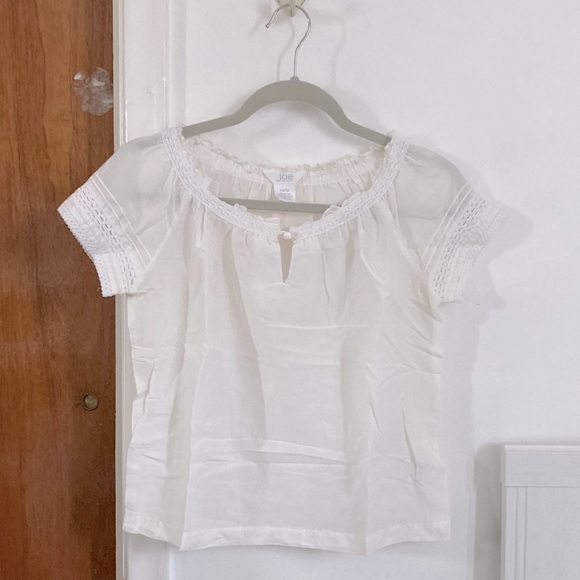 Joe Fresh silk blend peasant top - Picture 1 of 3